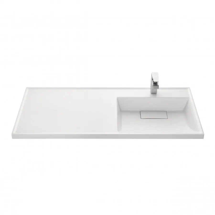 Товар: Раковина ЛОНДРИ 120, правая, белая 1A72243KLH010 - фото 2 Раковина ЛОНДРИ 120, правая, белая 1A72243KLH010 — фото 2, Раковины