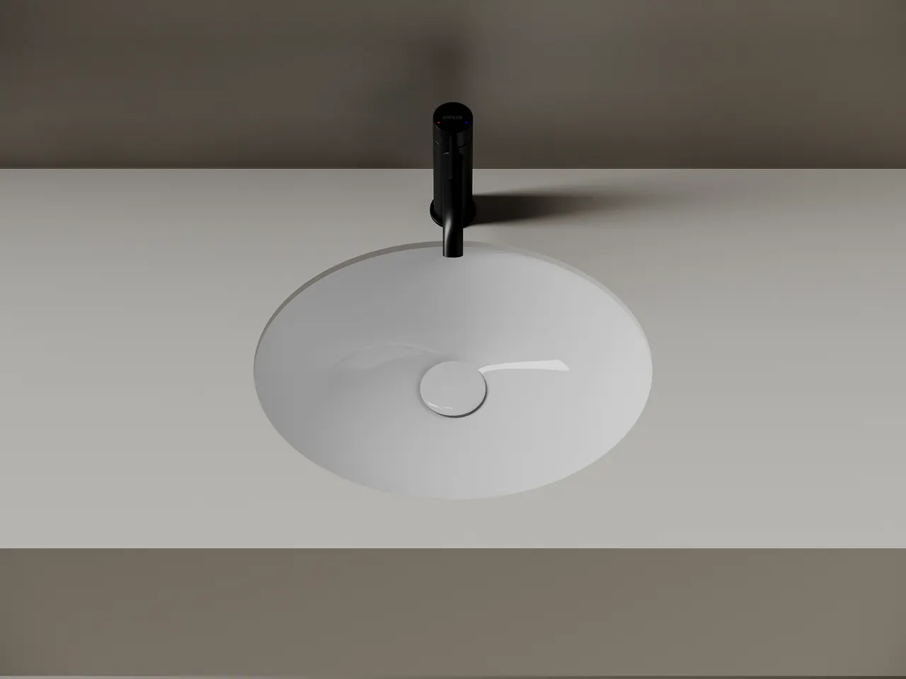 Раковина встраиваемая снизу Ceramicanova Era 465x380x190 мм, с отверстием слива - перелива, белый, арт.CN15005 — фото 4, Раковины встраиваемые снизу