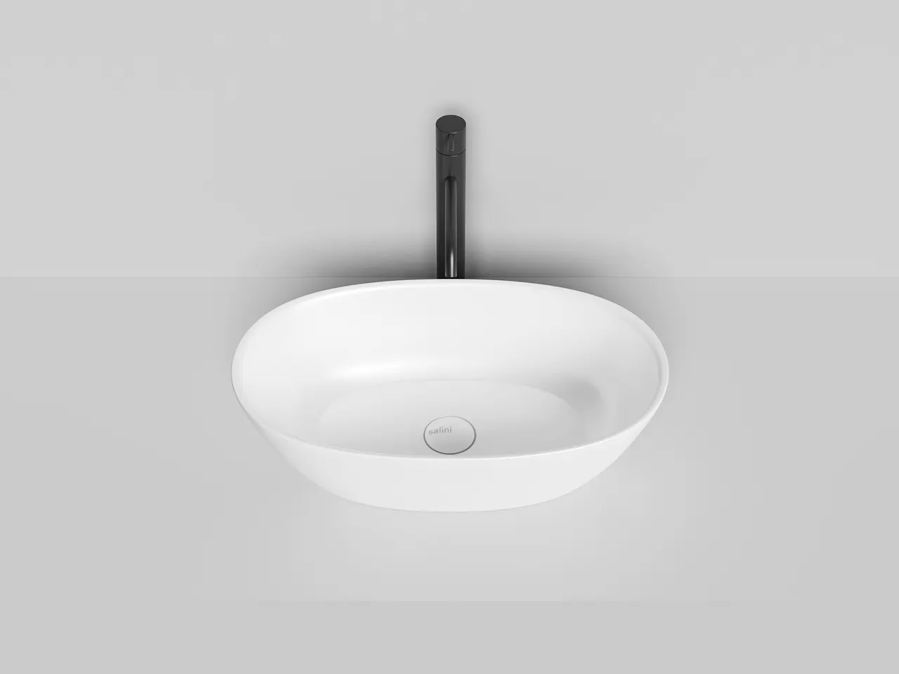 Товар: Раковина накладная SOFIA покраска по RAL полностью 1101206SMF - фото 1 Раковина накладная SOFIA покраска по RAL полностью 1101206SMF — фото 1, Раковины