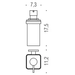 Товар: Дозатор COLOMBO DESIGN BASICQ B9337.NM настенный цвет черный матовый - фото 2 Дозатор COLOMBO DESIGN BASICQ B9337.NM настенный цвет черный матовый — фото 2, Дозаторы
