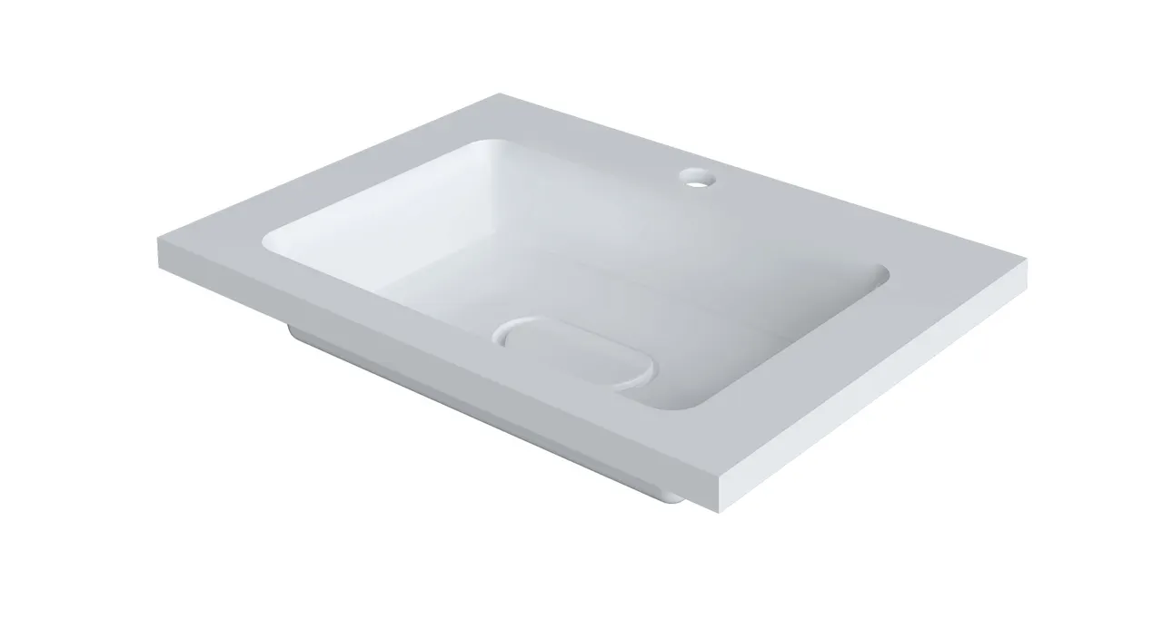 Товар: Раковина мебельная и на столешницу Modul 65 4627173210423 - фото 3 Раковина мебельная и на столешницу Modul 65 4627173210423 — фото 3, Раковины накладные