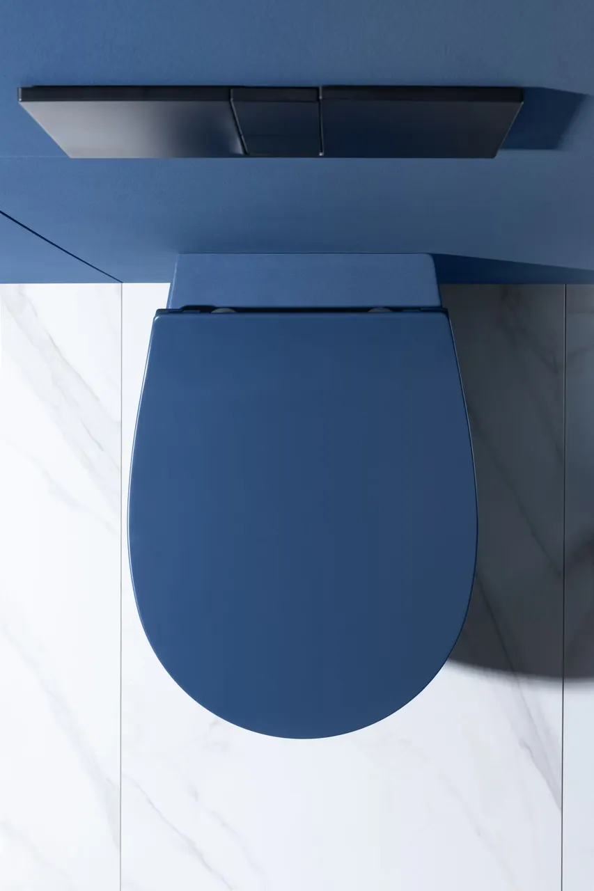 Товар: Чаша подвесного унитаза Allen Brau Fantasy 4.11004.ID индиго - фото 12 Чаша подвесного унитаза Allen Brau Fantasy 4.11004.ID индиго — фото 12, Подвесные унитазы