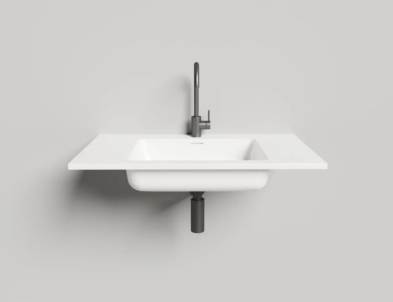 Раковина столешница ONDA 80 1402201M — фото 2, Раковины