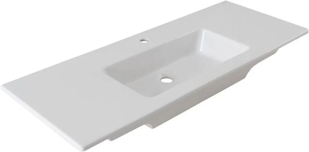 Раковина Allen Brau Fantasy 122 4.11028.20 белый глянец — фото 2, Раковины встраиваемые сверху