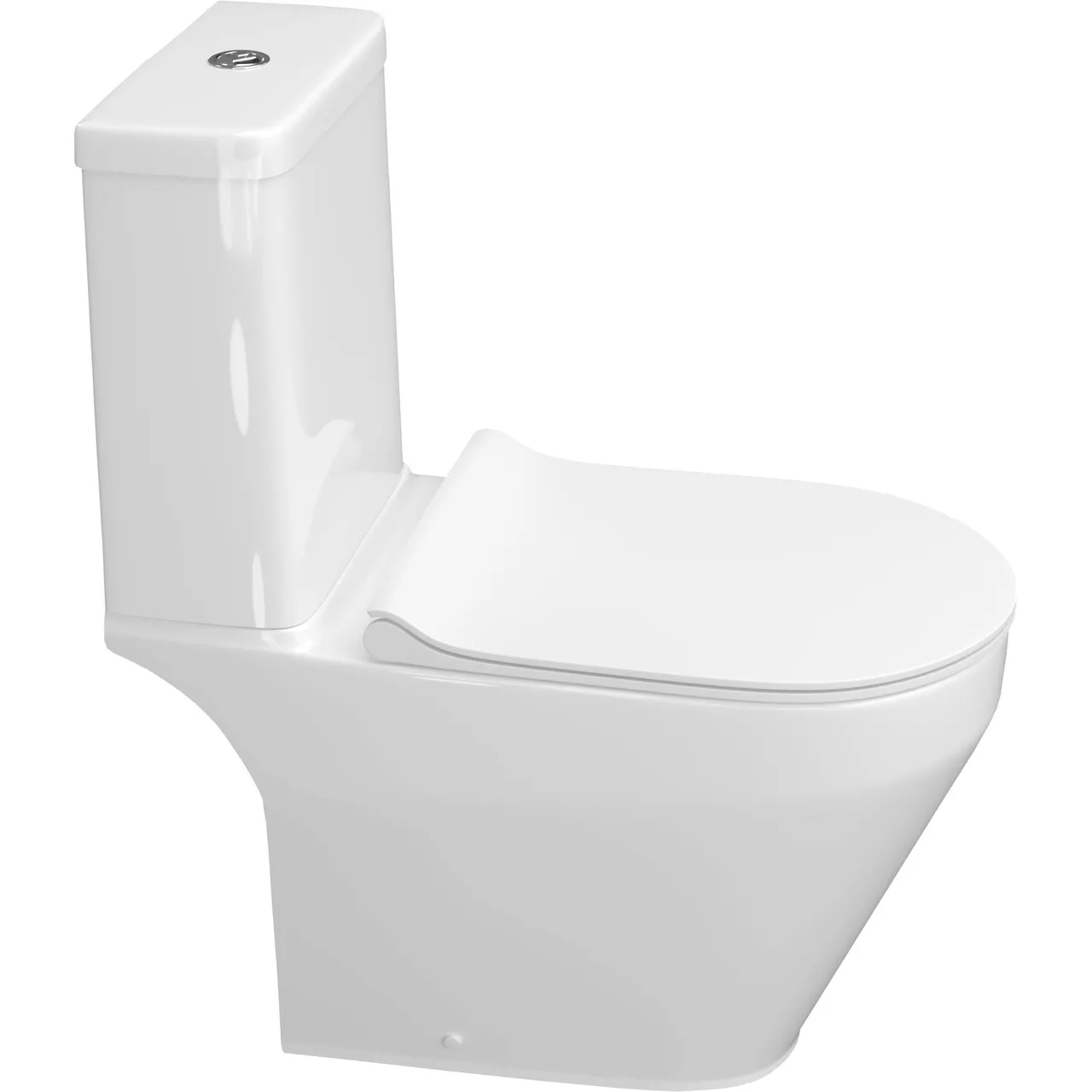 Товар: Унитаз-компакт КЕРАМИН БАРИ Slim ЖСМЛ Soft Close безободковый двухрежимный, сиденье дюропласт с микролифтом CDB00029257 (4810531150305) - фото 4 Унитаз-компакт КЕРАМИН БАРИ Slim ЖСМЛ Soft Close безободковый двухрежимный, сиденье дюропласт с микролифтом CDB00029257 (4810531150305) — фото 4, Напольные унитазы