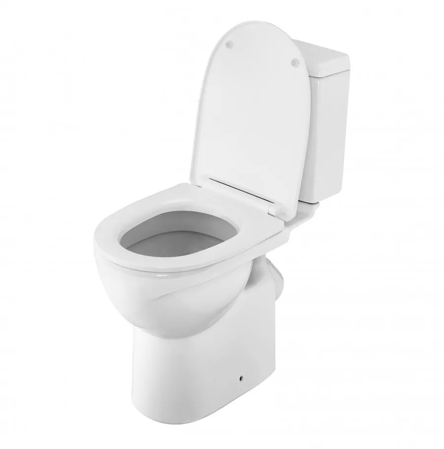 ЮНИОН Унитаз-компакт, косой вып, 2-х р. арм. Oli, сид. дюр. Soft-close, Clip up (тонкое), САНТЕК 1WH302420 — фото 2, Напольные унитазы