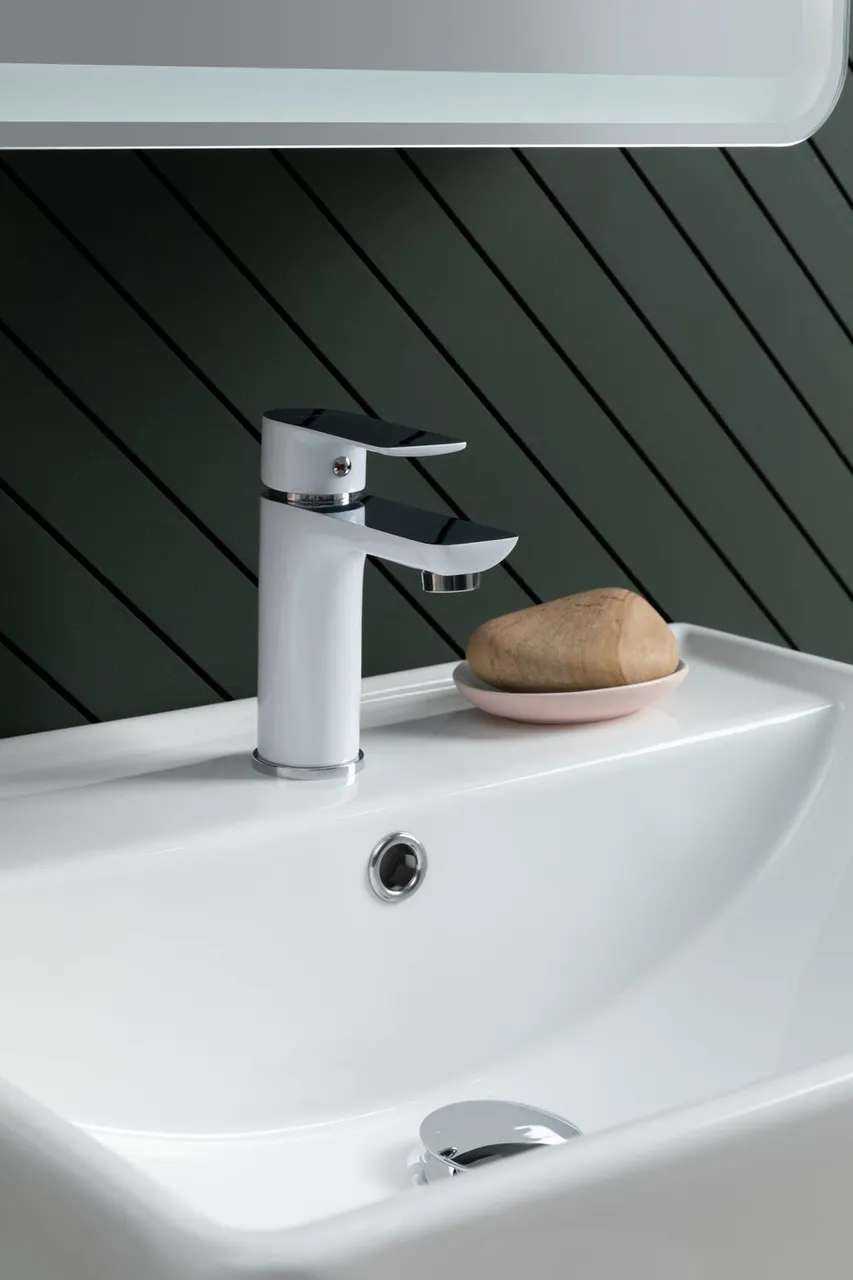 Товар: Раковина Aquanet Ирис 60 белая 00301803 - фото 7 Раковина Aquanet Ирис 60 белая 00301803 — фото 7, Раковины