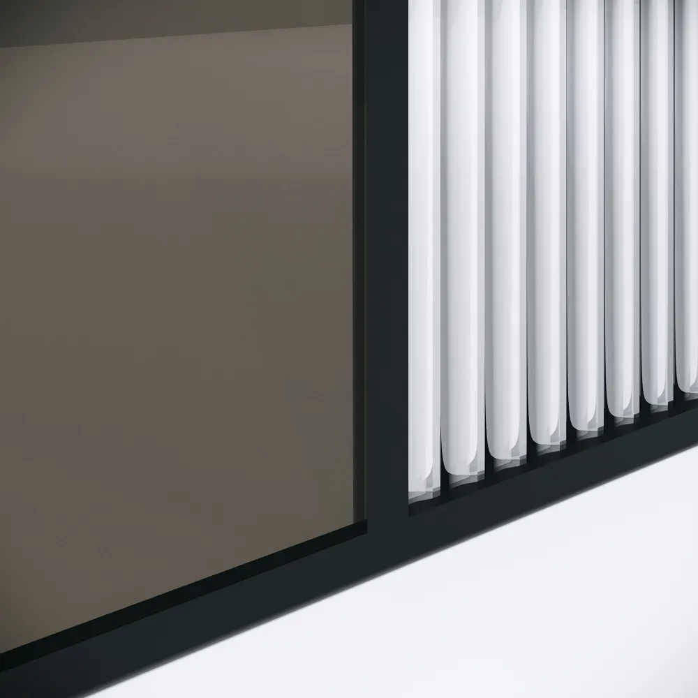 Товар: Душевая перегородка Niagara Nova NG-481-10FBLACK (100х200) черный матовый,стекло рифленое/тонированное,1 место - фото 6 Душевая перегородка Niagara Nova NG-481-10FBLACK (100х200) черный матовый,стекло рифленое/тонированное,1 место — фото 6, Душевые перегородки