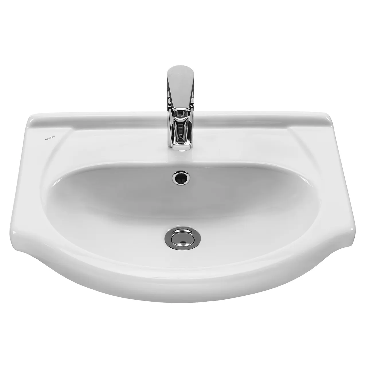 Товар: Раковина SANTEK Линда 55 мебельная белый (WH110156) - фото 1 Раковина SANTEK Линда 55 мебельная белый (WH110156) — фото 1, Раковины подвесные