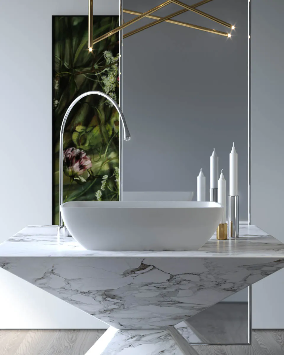 Раковина TITAN Soft Rock Color 59 Х 36 RAL* 1.02.010.11.3 — фото 2, Раковины