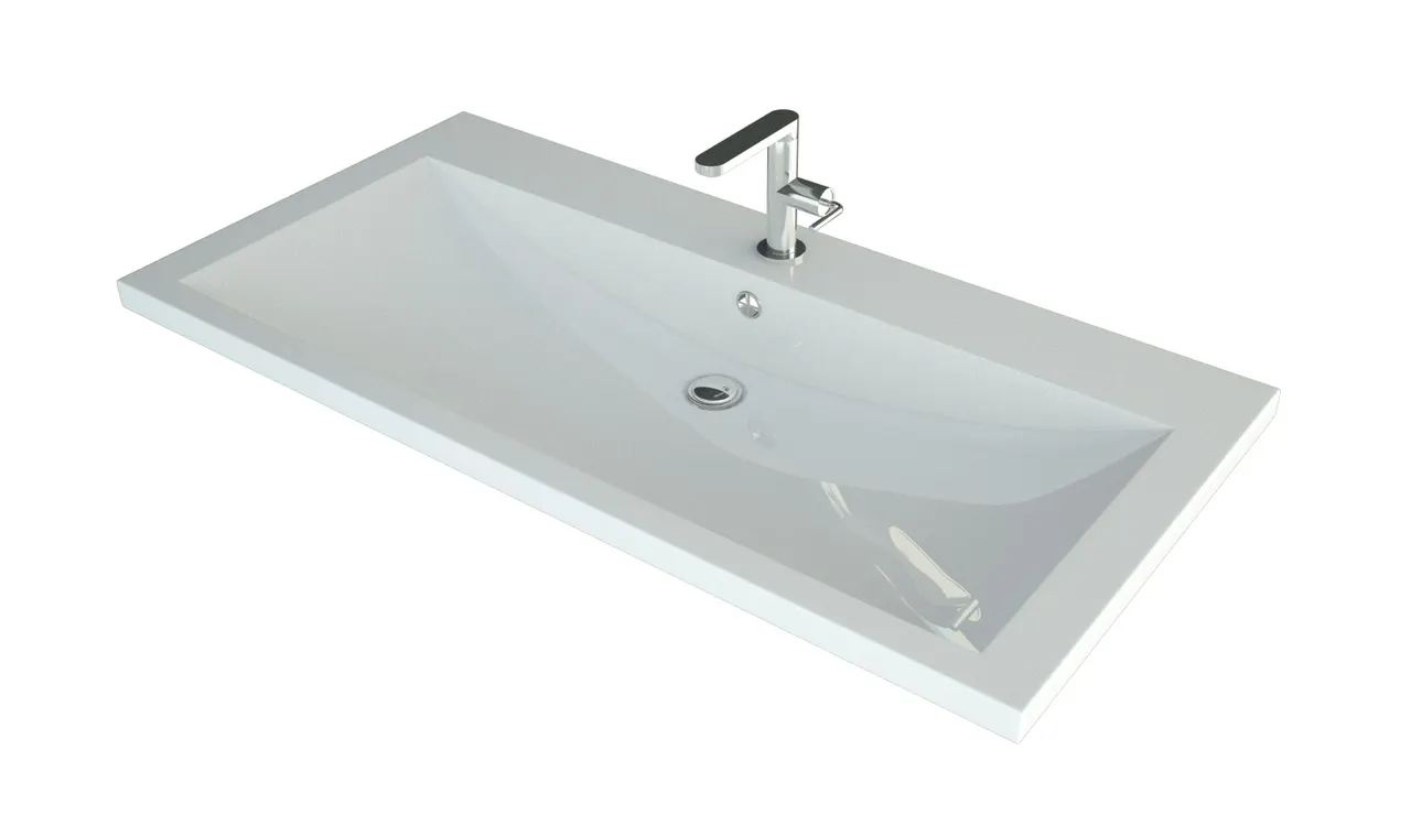 Товар: Раковина мебельная и на столешницу Alice 100 4627173210331 - фото 3 Раковина мебельная и на столешницу Alice 100 4627173210331 — фото 3, Раковины накладные