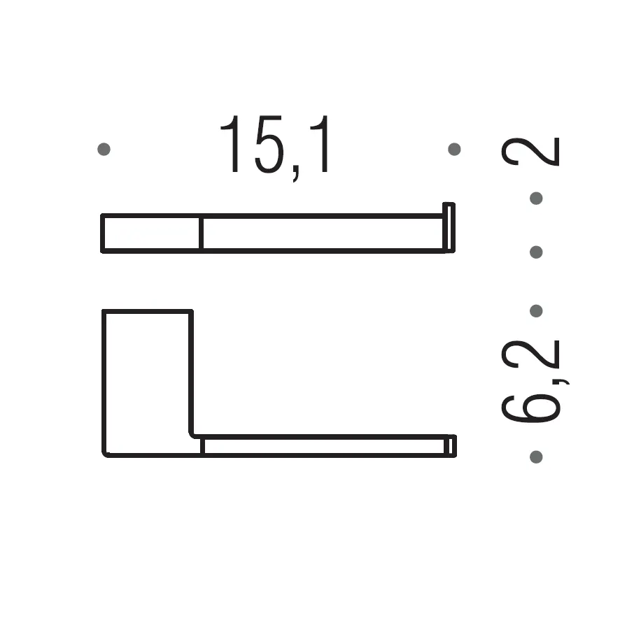 Товар: Держатель туалетной бумаги COLOMBO DESIGN MINI Q B5008DX без крышки правый цвет хром - фото 2 Держатель туалетной бумаги COLOMBO DESIGN MINI Q B5008DX без крышки правый цвет хром — фото 2, Держатели туалетной бумаги