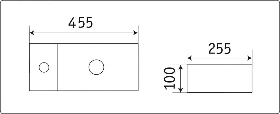 Умывальник CeramaLux 9032C — фото 1, Раковины