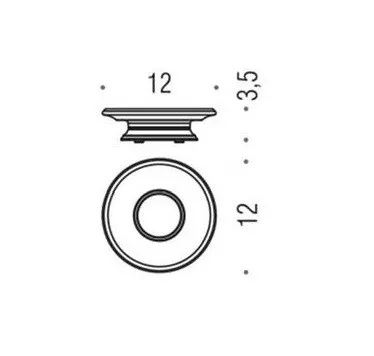 Мыльница COLOMBO DESIGN POSITANO B3640 настольная цвет хром — фото 2, Мыльницы