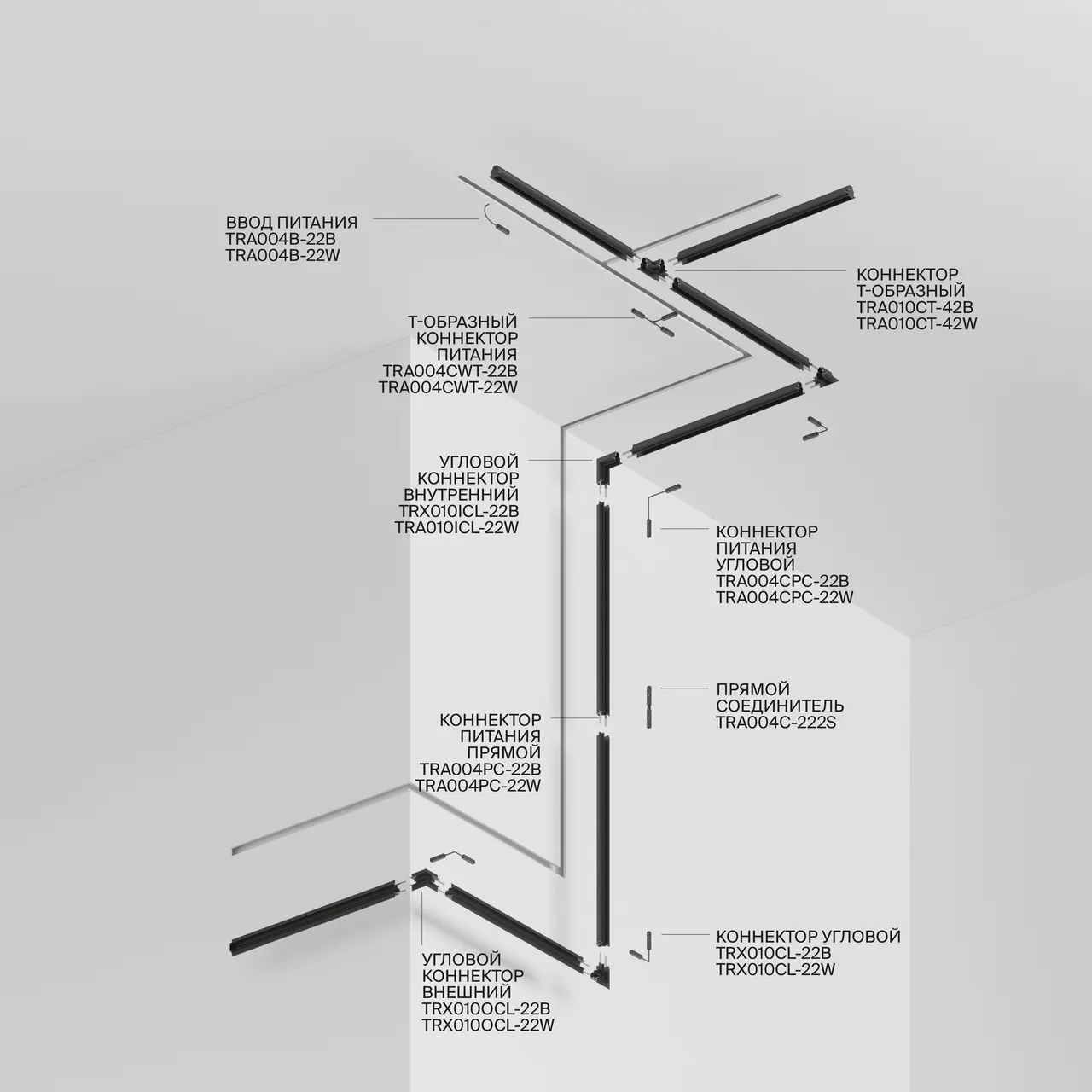 Товар: Шинопровод встраиваемый Technical TRX010-421W - фото 2 Шинопровод встраиваемый Technical TRX010-421W — фото 2, Шинопроводы