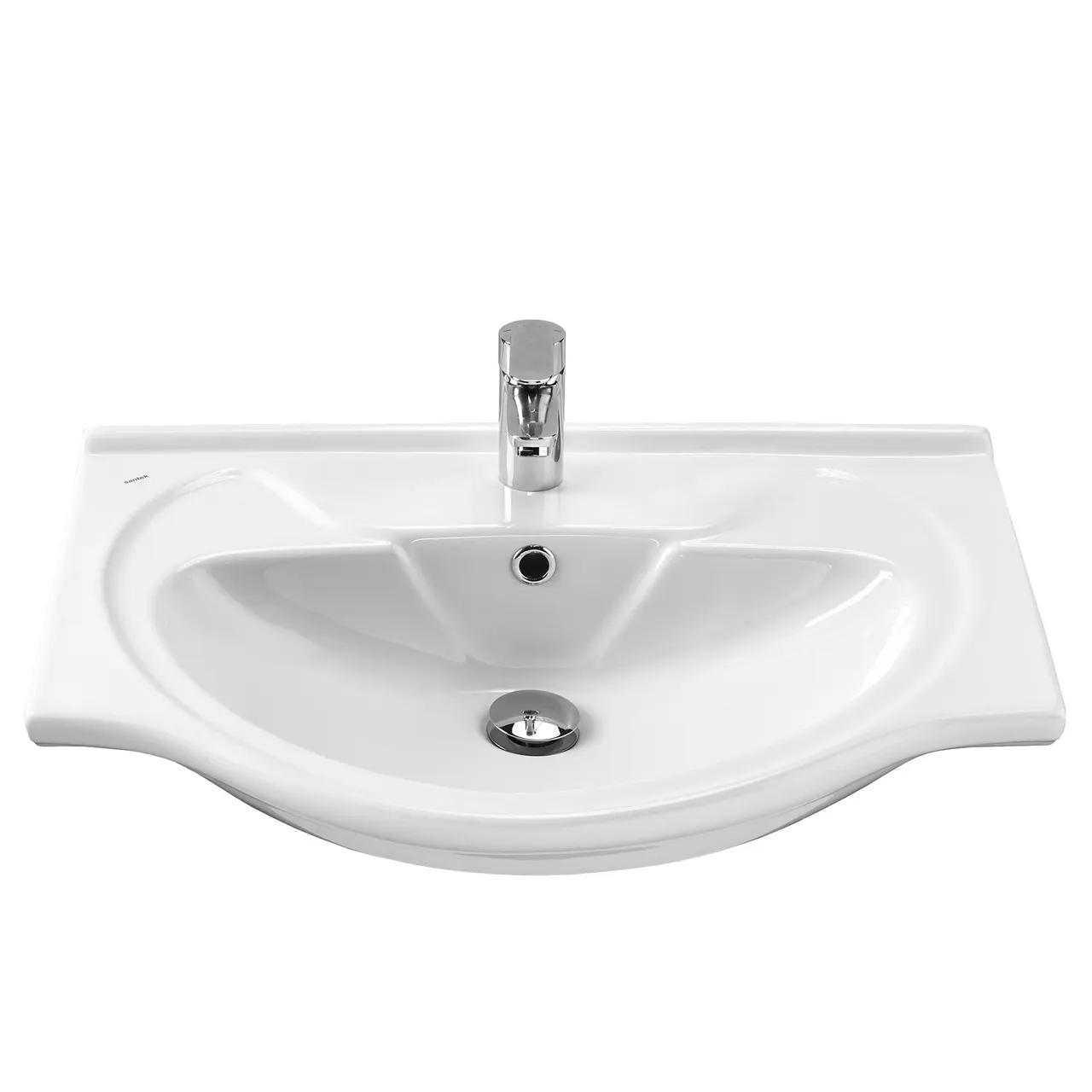 Раковина SANTEK Байкал 65 мебельная белый (WH109651) — фото 1, Раковины подвесные