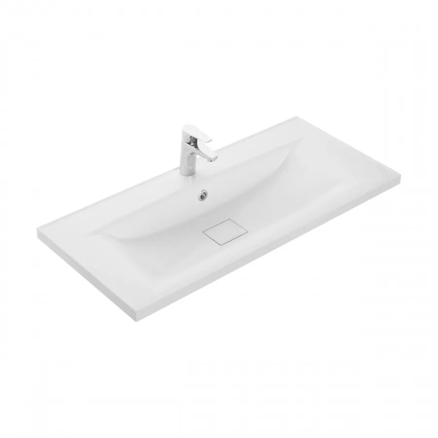 Раковина АЙРИС М 100, белая 1A73273KAG010 — фото 1, Раковины