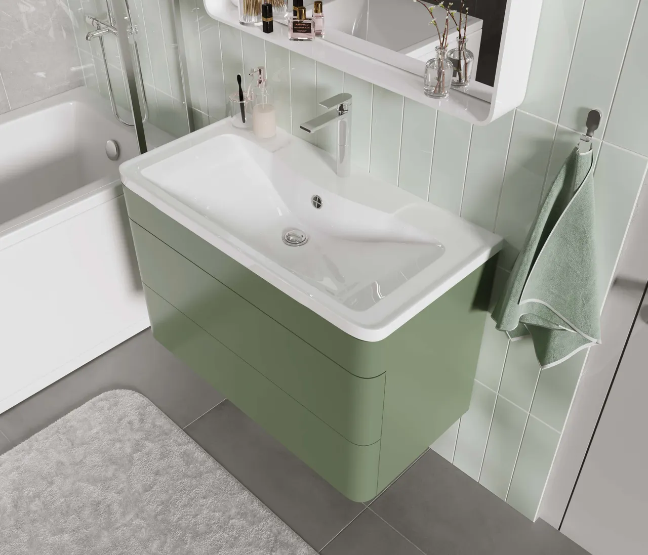 Раковина мебельная и на столешницу Adel 60 4627173210225 — фото 5, Раковины накладные