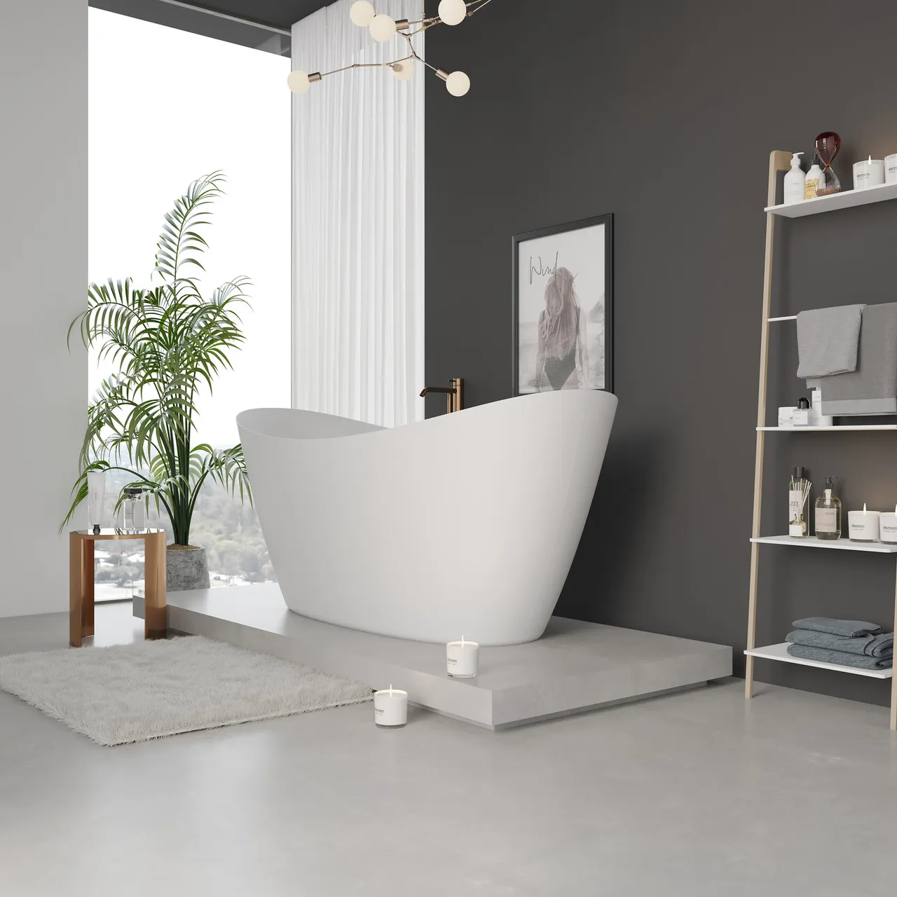 Товар: Ванна AQUAme акриловая отдельностоящая AQM3504MW - фото 5 Ванна AQUAme акриловая отдельностоящая AQM3504MW — фото 5, Акриловые ванны