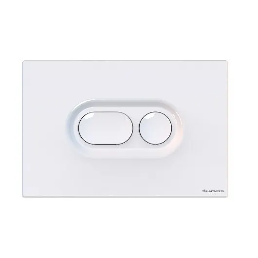 Клавиша смыва Artceram Atelier для унитаза цвет белый 702.000.05 — фото 2, Кнопки смыва