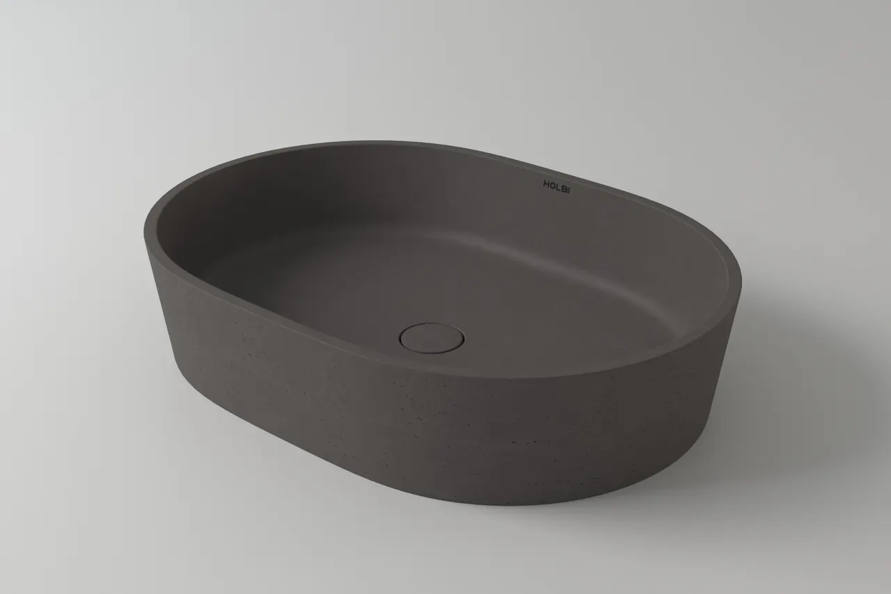 Раковина ARIEL Nano Concrete 55 Х 40 2.02.011.44.4 — фото 4, Раковины