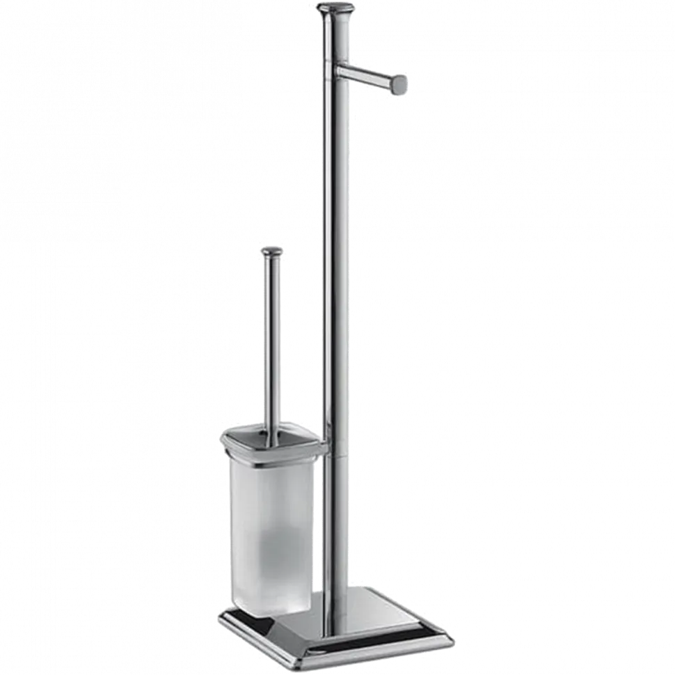 Товар: Стойка COLOMBO DESIGN PORTOFINO B3218 напольная с держателем туалетной бумаги и ершиком цвет хром - фото 3 Стойка COLOMBO DESIGN PORTOFINO B3218 напольная с держателем туалетной бумаги и ершиком цвет хром — фото 3, Ершики для унитаза