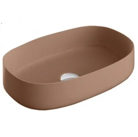 Товар: Раковина Artceram Cognac Quadro накладная цвет tortora COL003 40 00 - фото 2 Раковина Artceram Cognac Quadro накладная цвет tortora COL003 40 00 — фото 2, Раковины накладные