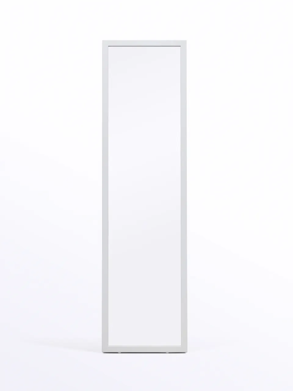Товар: Зеркало напольное Оливер 330х1200 в белой раме Б057 - фото 1 Зеркало напольное Оливер 330х1200 в белой раме Б057 — фото 1, Зеркала в ванную комнату