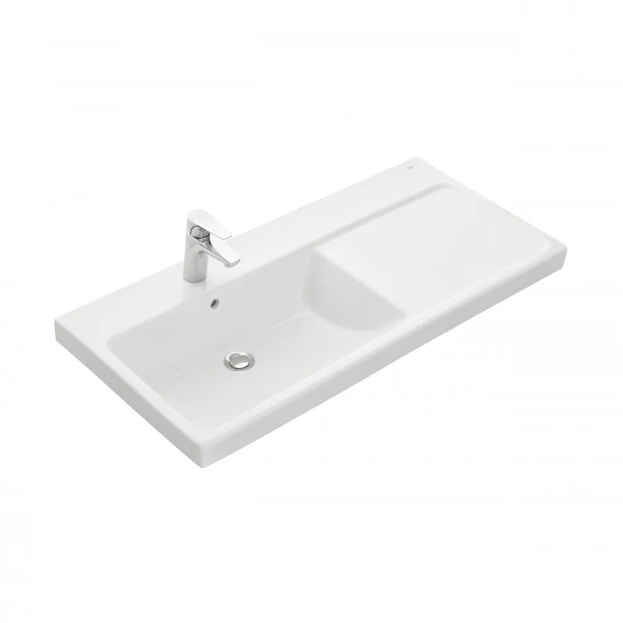 GAP PLUS Мебельная раковина 100, с увеличенной высотой бортика, левая 73270MB004 — фото 2, Раковины