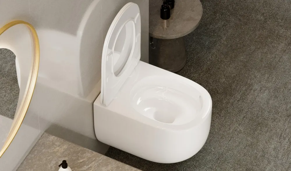 Товар: Унитаз ABBER Bequem AC1104TN подвесной белый, безободковый, смыв торнадо - фото 14 Унитаз ABBER Bequem AC1104TN подвесной белый, безободковый, смыв торнадо — фото 14, Подвесные унитазы