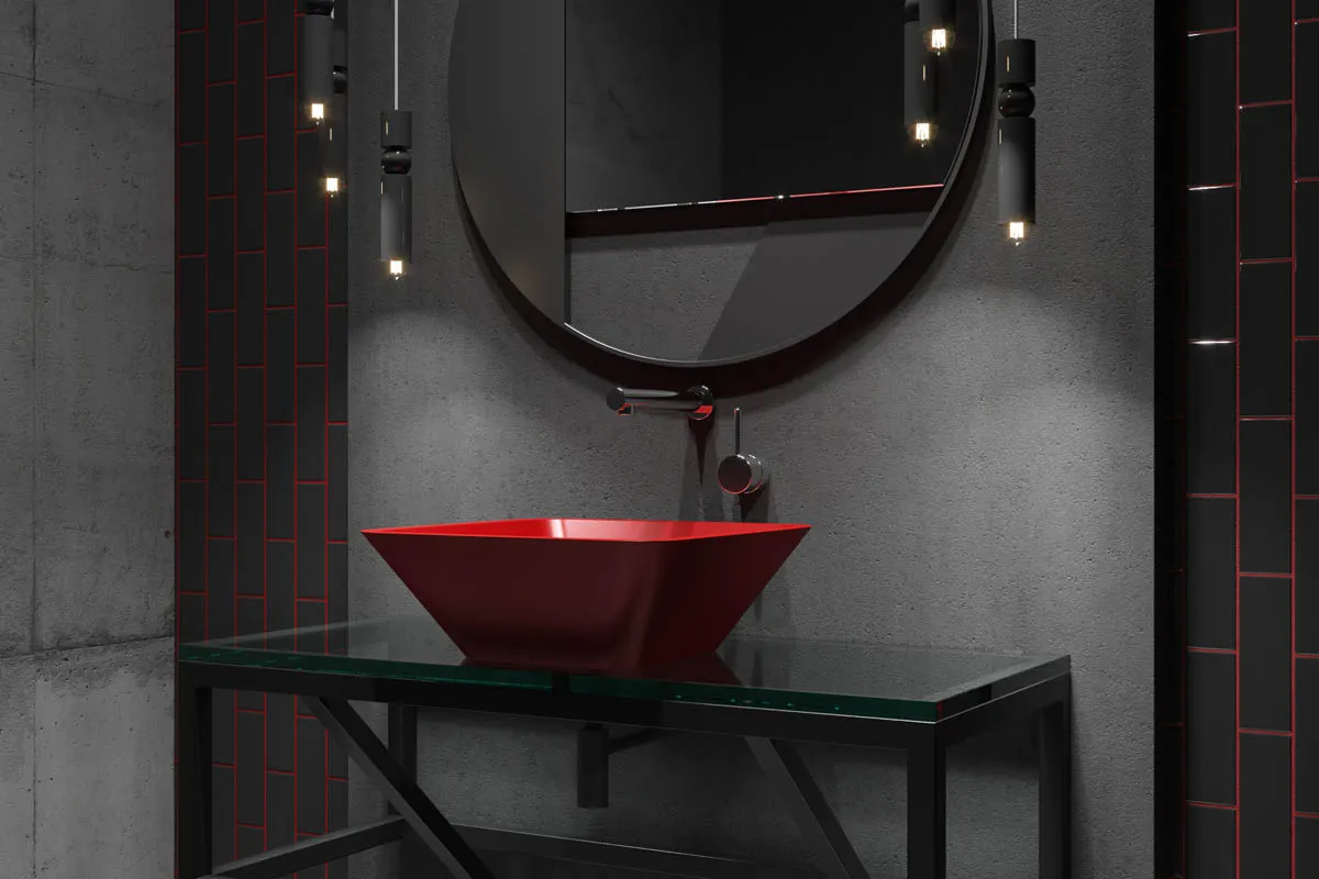 Раковина SATURNS Soft Rock Color 42,5 Х 42,5 RAL* 1.02.004.11.3 — фото 2, Раковины