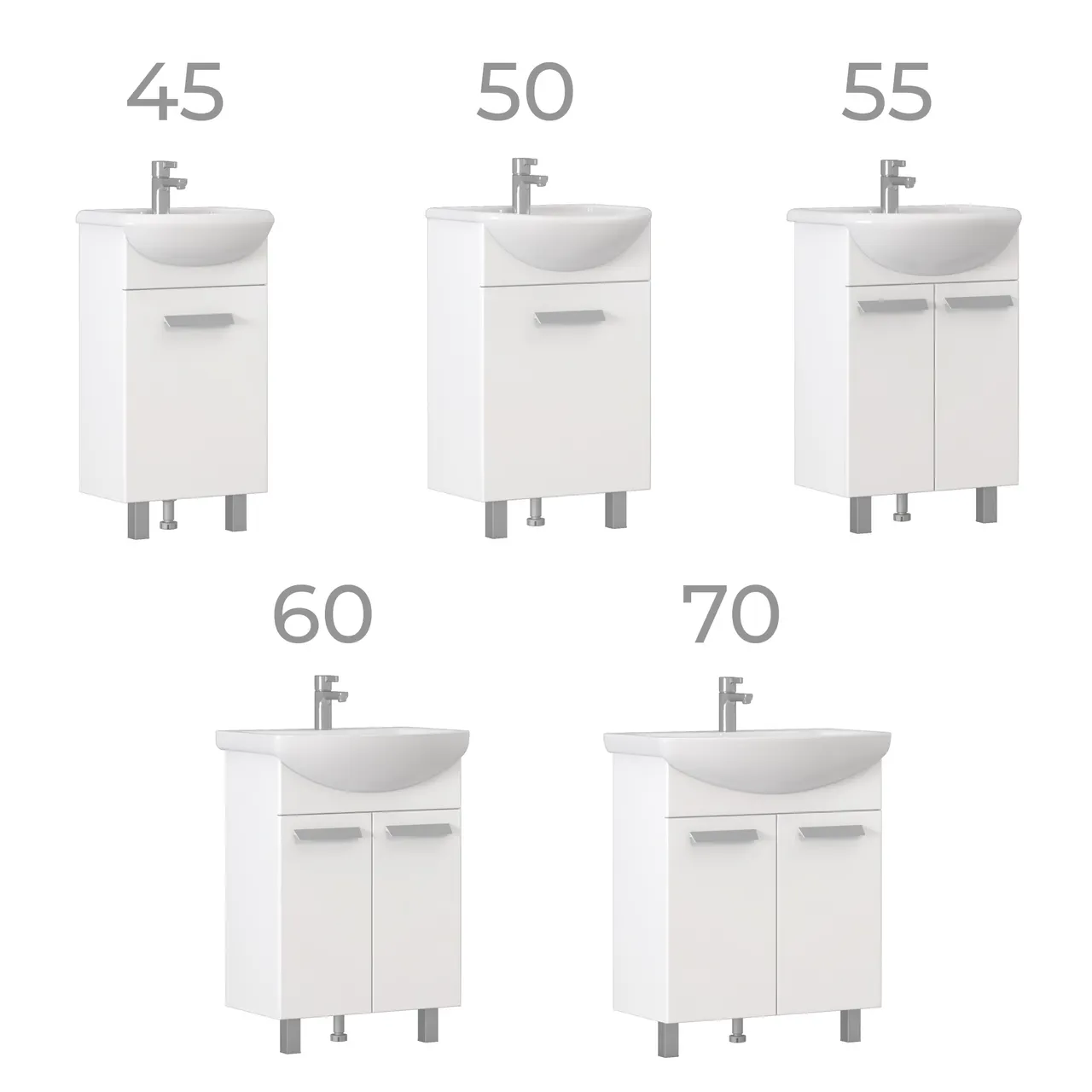 Товар: Тумба под раковину VIGO Hoska 60 напольная белый (230) - фото 8 Тумба под раковину VIGO Hoska 60 напольная белый (230) — фото 8, Тумбы под раковину