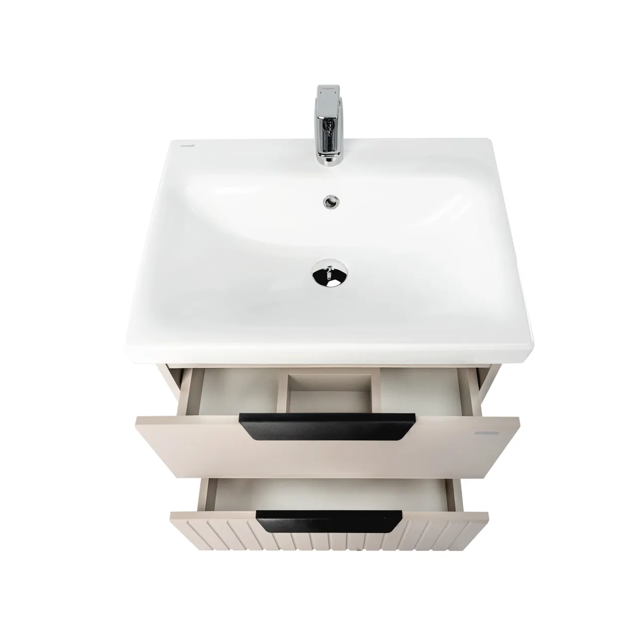 Товар: Тумба под раковину VIANT СИЦИЛИЯ 60 подвесная капучино (VSIC60MDCAP-T2YP) - фото 3 Тумба под раковину VIANT СИЦИЛИЯ 60 подвесная капучино (VSIC60MDCAP-T2YP) — фото 3, Тумбы под раковину