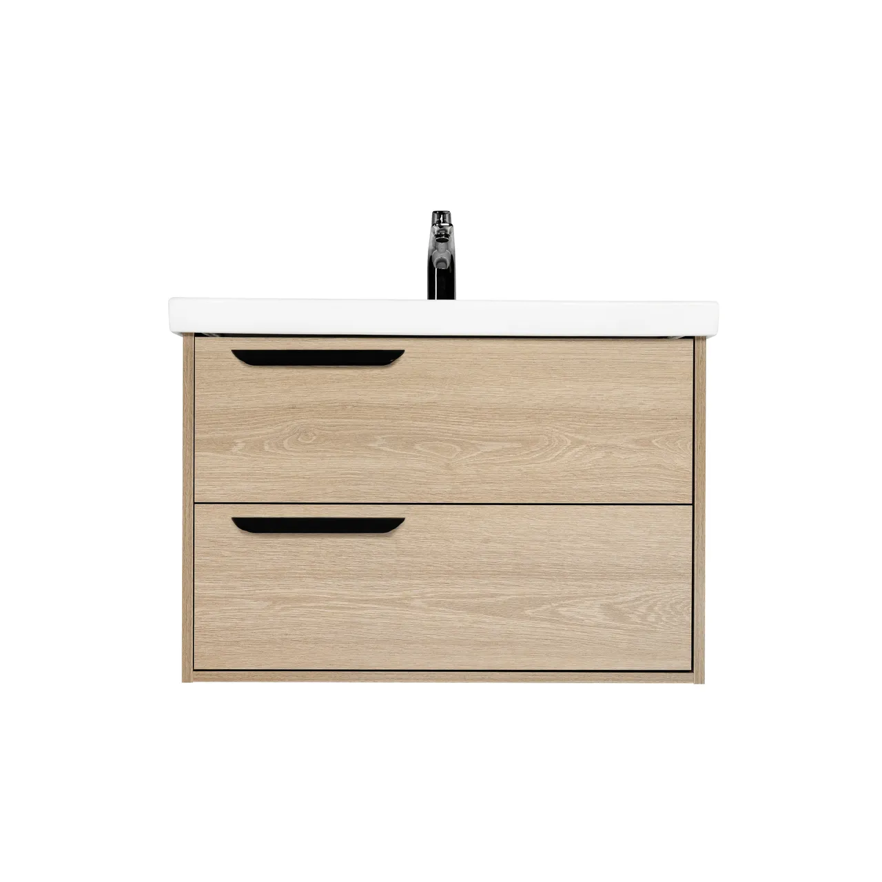 Тумба под раковину VIANT КЕЛЬН 80 подвесная светлое дерево (VKEL80FOSD-T2YP) — фото 2, Тумбы под раковину