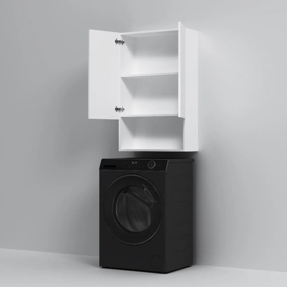 Товар: M85CHX06021WG X-Joy, Шкаф навесной с дверками и открытой полкой, 60 см, белый глянец - фото 5 M85CHX06021WG X-Joy, Шкаф навесной с дверками и открытой полкой, 60 см, белый глянец — фото 5, Шкафы для ванной