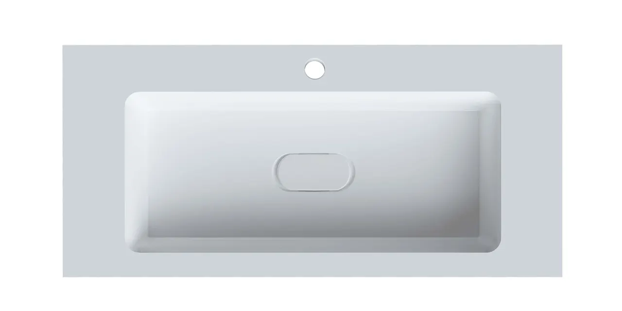 Раковина мебельная и на столешницу Modul 100 4627173210447 — фото 2, Раковины накладные