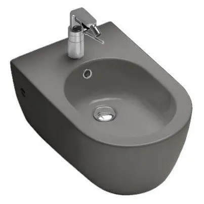 Биде HATRIA Fusion A0Y1D908 подвесное цвет антрацит — фото 1, Биде подвесные