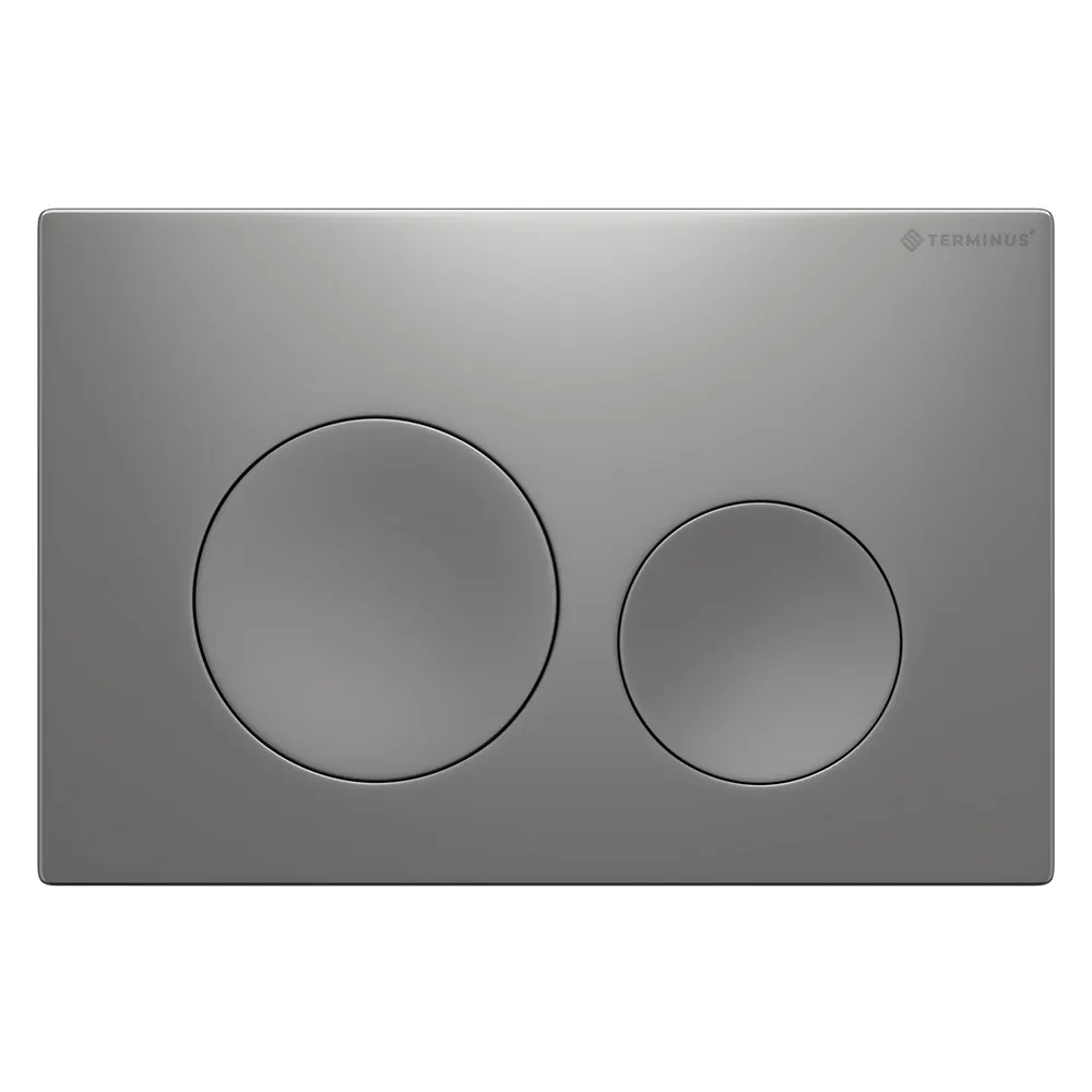 Клавиша смыва Terminus 62K24х16M, матовый хром — фото 1, Кнопки смыва