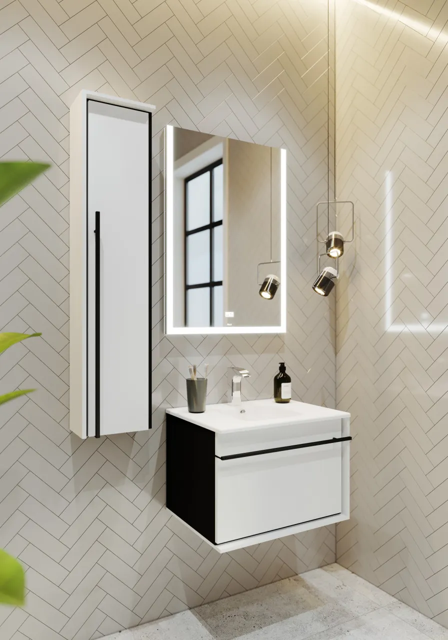 Товар: ANETO Зеркало 60, белое, матовое, ROCA 7812362000 - фото 4 ANETO Зеркало 60, белое, матовое, ROCA 7812362000 — фото 4, Зеркала в ванную комнату