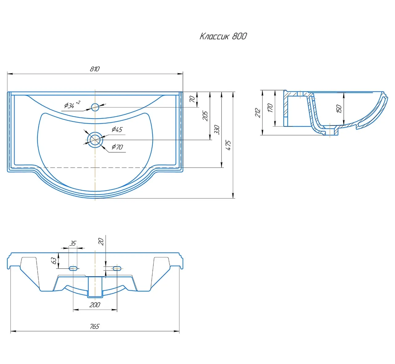 Товар: Комплект мебели для ванной Салерно 80 (Белый Патина Серебро) 969601 - фото 8 Комплект мебели для ванной Салерно 80 (Белый Патина Серебро) 969601 — фото 8, Готовые комплекты для ванной комнаты