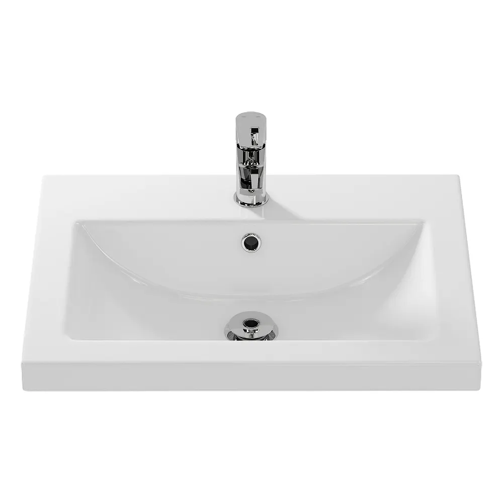 Умывальник мебельный COMO 60см / CERSANIT S-UM-COM60/1-w — фото 2, Раковины