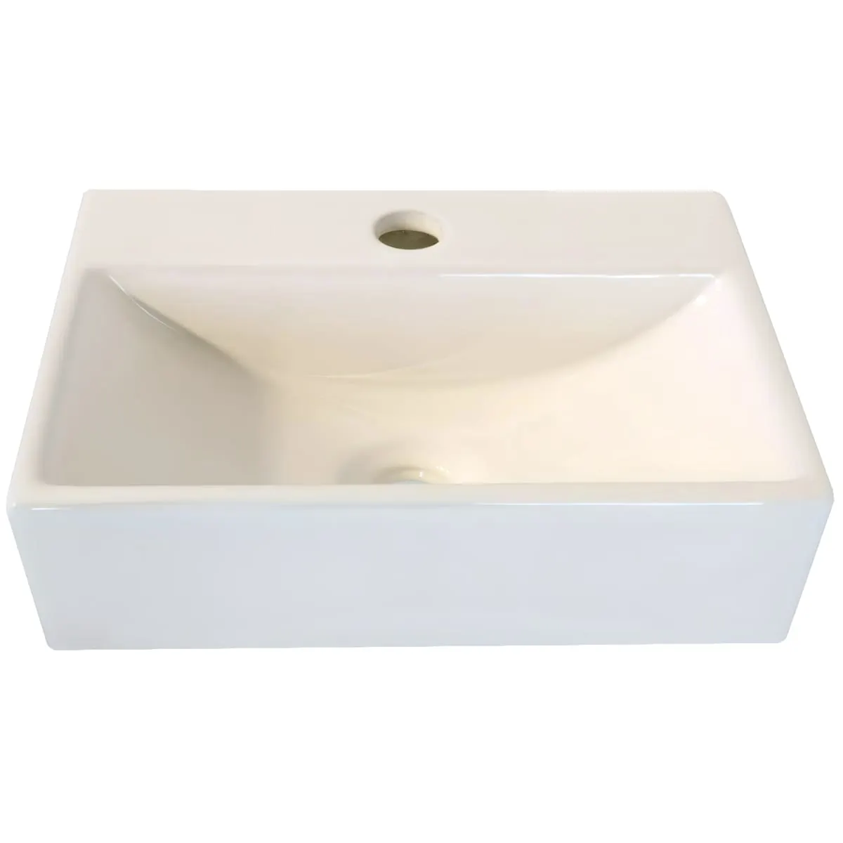 Раковина маленькая GS, 36,5x25x10,5 cm, белая керамика 32576 — фото 2, Раковины