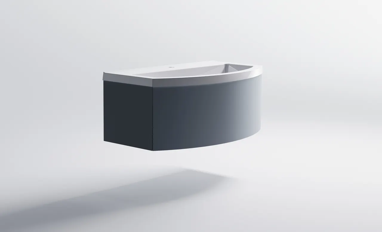 Товар: Нижний шкаф Венеция2.0 100 с 1 ящиком серо-голубой (NCS S 3005-R80B матовый) + Раковина "Венеция 100" 3100001ncss3005-r80b+04010019 - фото 4 Нижний шкаф Венеция2.0 100 с 1 ящиком серо-голубой (NCS S 3005-R80B матовый) + Раковина "Венеция 100" 3100001ncss3005-r80b+04010019 — фото 4, Тумбы с раковиной