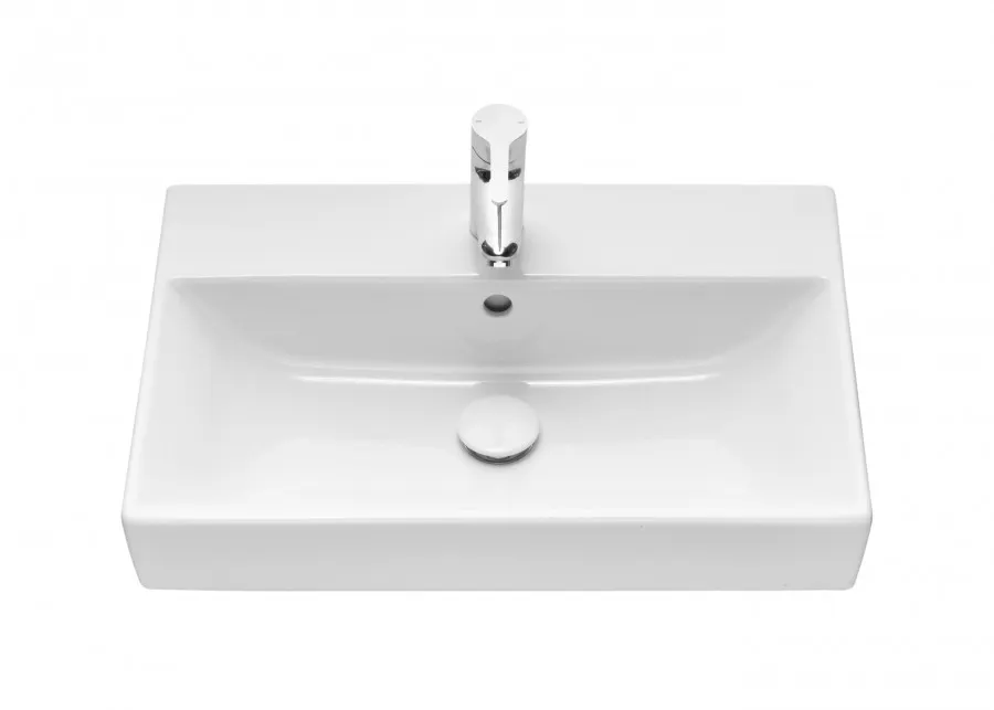 OLETA Мебельная раковина 60, накладная, 1 отверстие 73274C400Y — фото 3, Раковины накладные