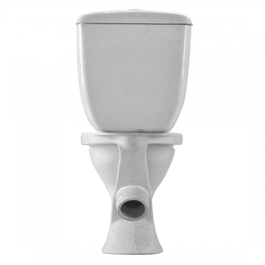 Унитаз-компакт "Воротынский" косой выпуск, с кнопочной арматурой и сиденьем, крап на белом SANTERI 1P4017S0100BF — фото 4, Напольные унитазы