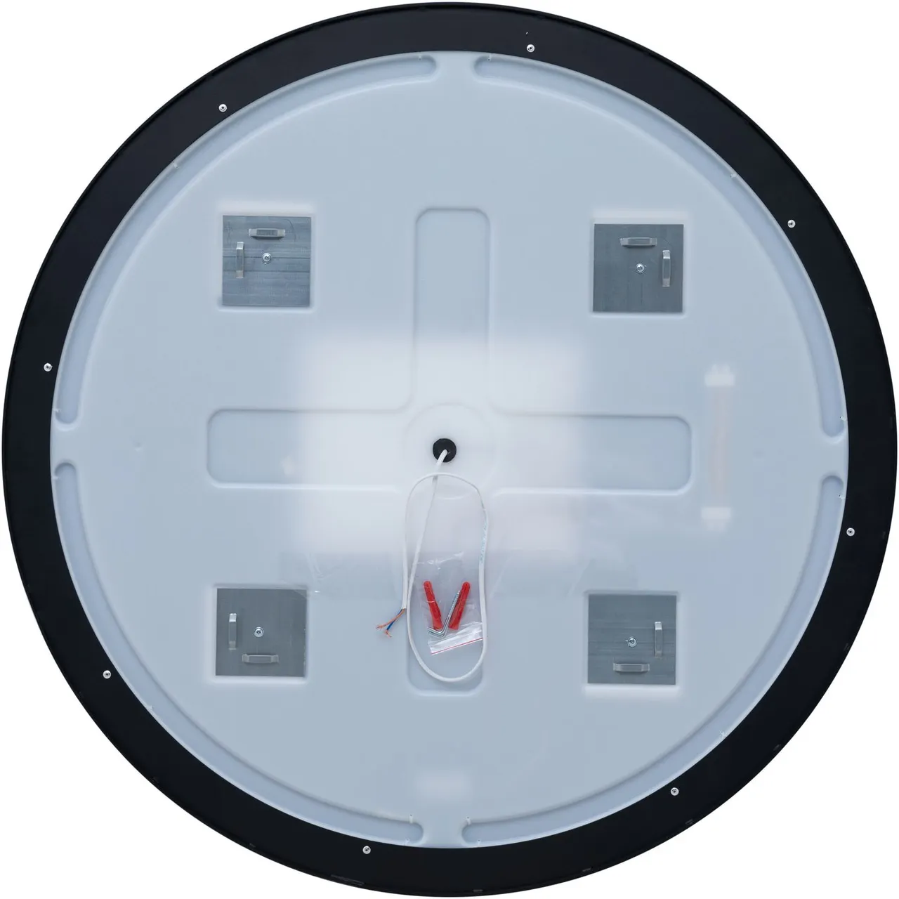 Товар: Зеркало Aquanet Тренд 80 черный 00316653 - фото 2 Зеркало Aquanet Тренд 80 черный 00316653 — фото 2, Зеркала в ванную комнату