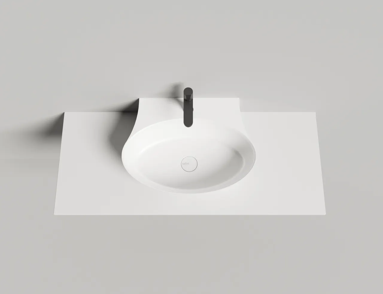 Раковина накладная ALDA WALL 01 140321M — фото 6, Раковины