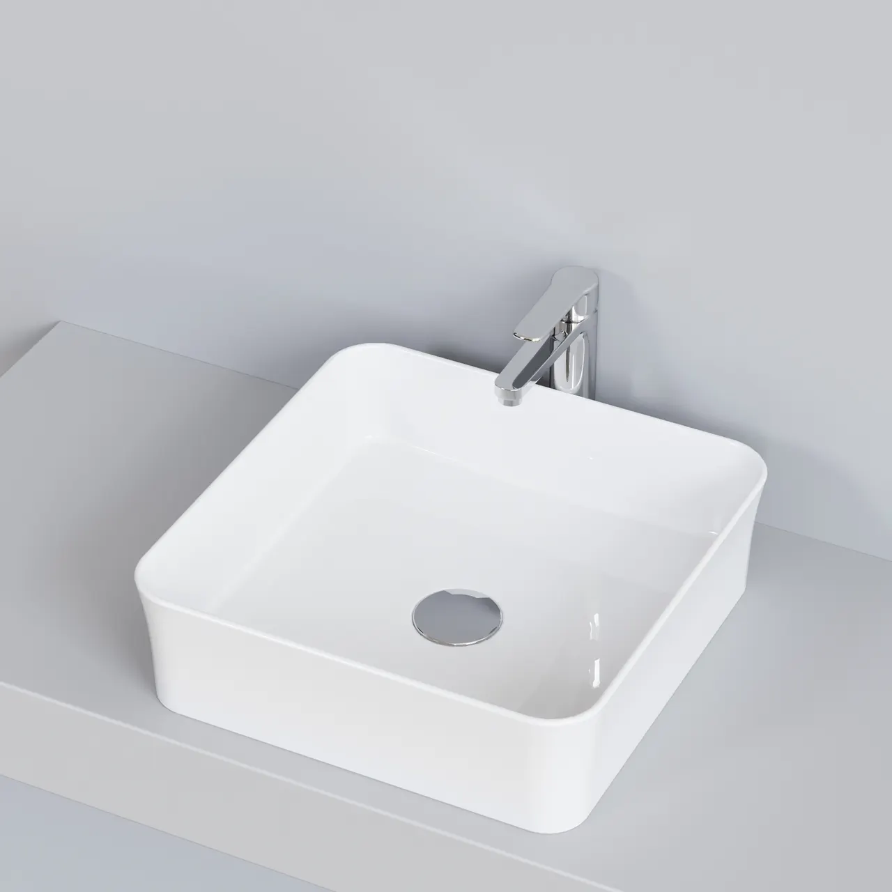 Товар: Раковина Ambassador Conrad 226T20002 (388*388*115) БЕЛАЯ - фото 6 Раковина Ambassador Conrad 226T20002 (388*388*115) БЕЛАЯ — фото 6, Раковины