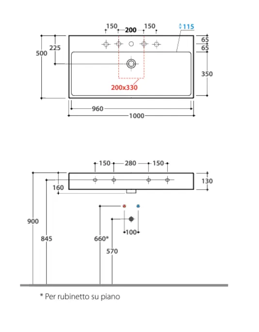 Товар: Раковина GLOBO T-EDGE подвесная или накладная с одним отверстием и двумя намеченными цвет белый SCQ100BI - фото 4 Раковина GLOBO T-EDGE подвесная или накладная с одним отверстием и двумя намеченными цвет белый SCQ100BI — фото 4, Раковины