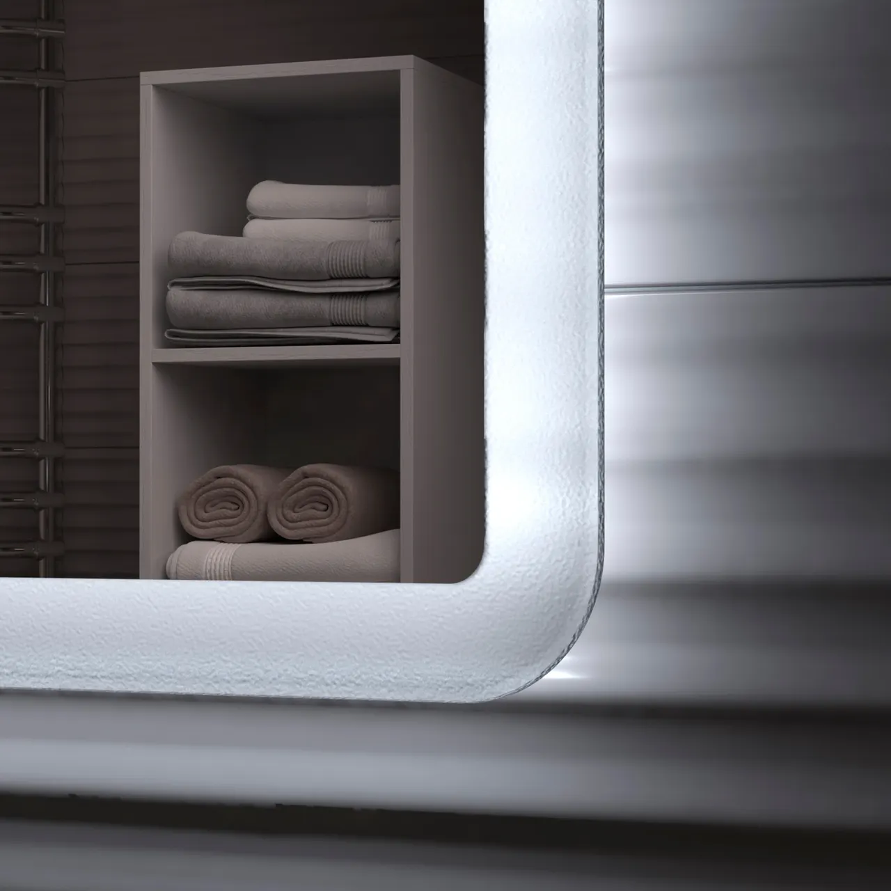 Зеркало с подсветкой VIGO Wing Classic 400 079 — фото 6, Зеркала в ванную комнату